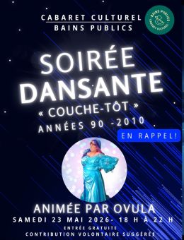 Bains publics | Soirée dansante « Couche-tôt » | Années 90-2000