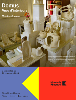 Affiche de l'exposition Domus: Vues d'intérieurs