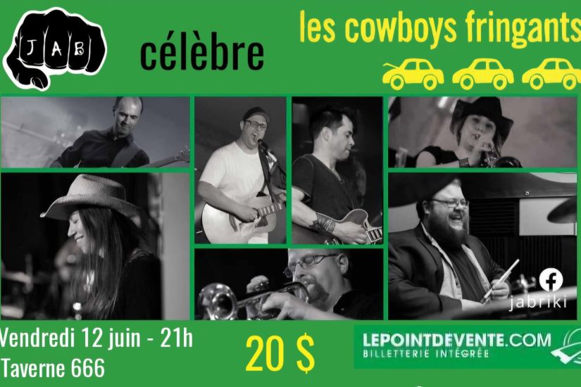 JAB célèbre les Cowboys Fringants