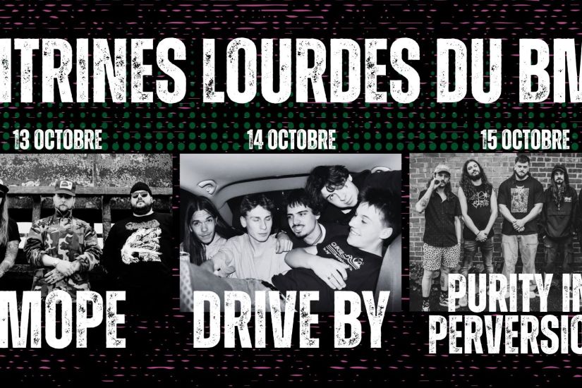 Vitrines lourdes du BM