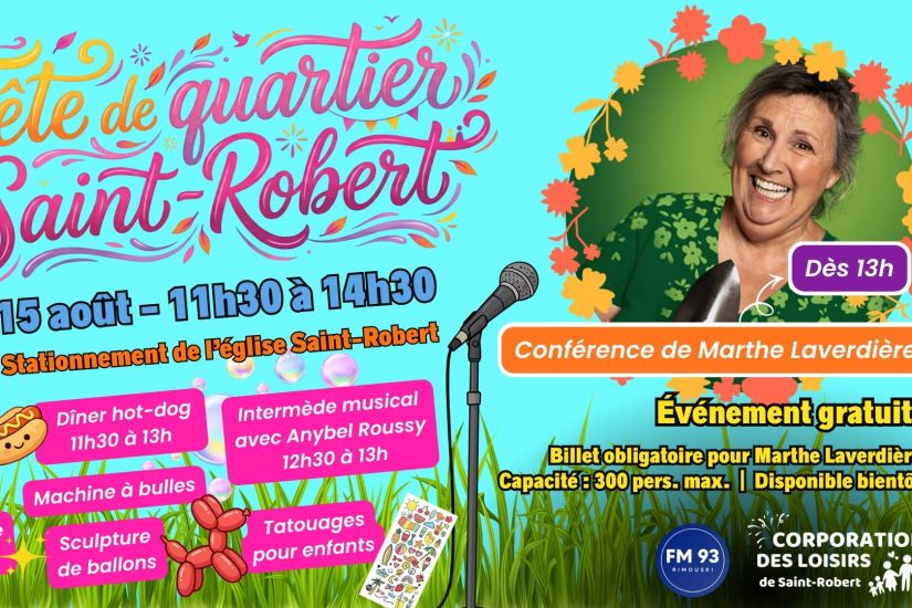 Conférence de Marthe Laverdière et musique avec Anybel Roussy