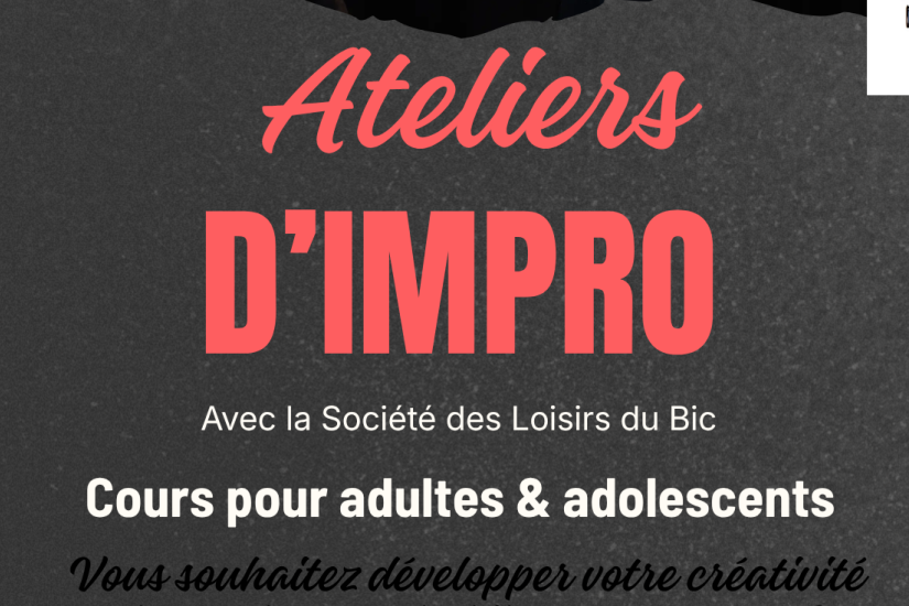 Ateliers d'improvisation au Bic